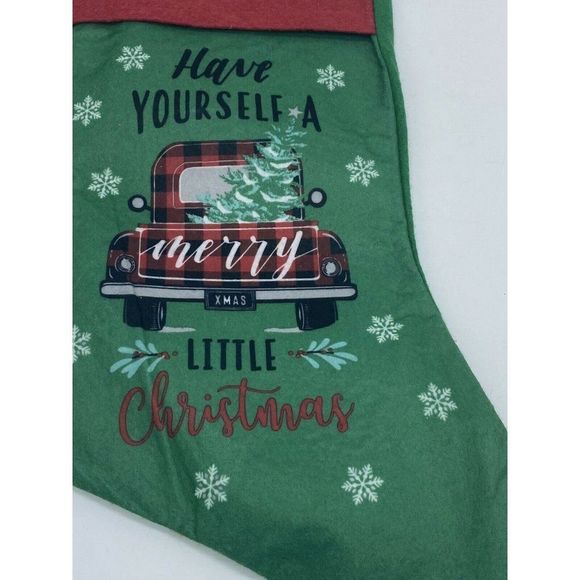 Christmas stocking have a yourself a merry little Christmas - Picture 5 of 6